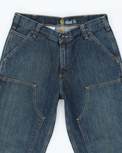 Vintage Carhartt Double Knee Denim Carpenter Trousers - W32 L27