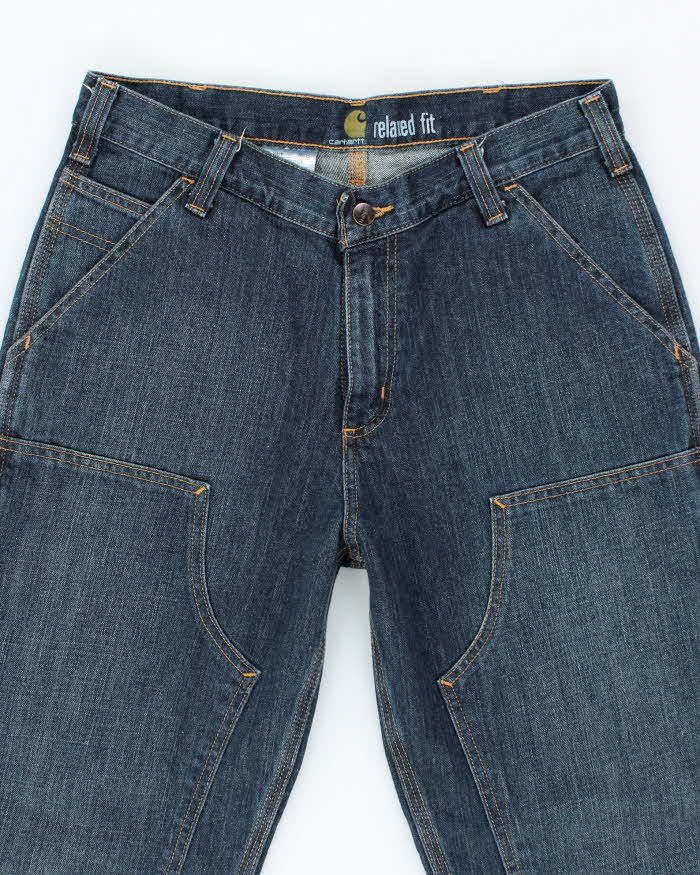 Vintage Carhartt Double Knee Denim Carpenter Trousers - W32 L27