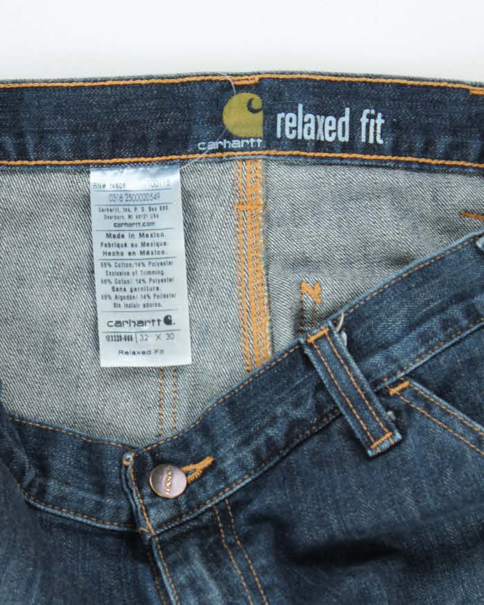 Vintage Carhartt Double Knee Denim Carpenter Trousers - W32 L27