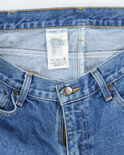 Vintage Carhartt Heavyweight Denim Carpenter Trousers - W34 L34