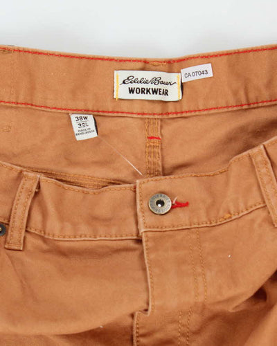 Vintage 2000's Eddie Bauer Brown Carpenter Workwear Trousers - W38 L30