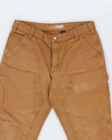 Vintage Carhartt Heavyweight Faded Double Knee Carpenter Trousers - W34 L29