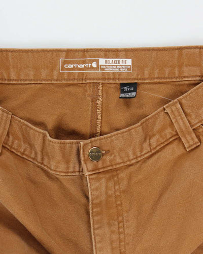 Vintage Carhartt Heavyweight Faded Double Knee Carpenter Trousers - W34 L29