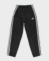 Vintage 90's Adidas Three Stripe Side Poppers Tracksuit Bottoms - S