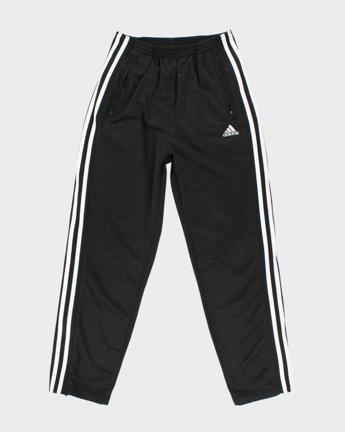 Vintage 90's Adidas Three Stripe Side Poppers Tracksuit Bottoms - S