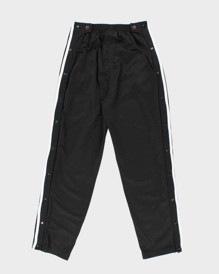Vintage 90's Adidas Three Stripe Side Poppers Tracksuit Bottoms - S