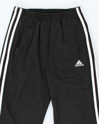 Vintage 90's Adidas Three Stripe Side Poppers Tracksuit Bottoms - S
