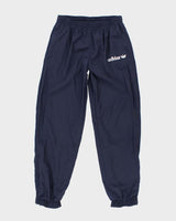 Vintage 90's Adidas Embroidered Spell Out Logo Tracksuit Bottoms - M