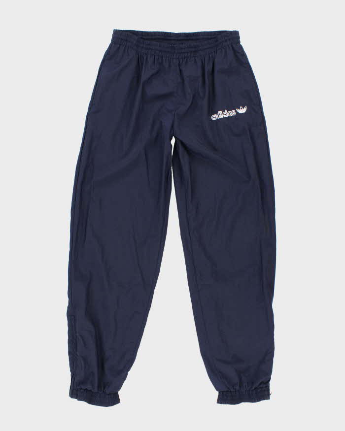 Vintage 90's Adidas Embroidered Spell Out Logo Tracksuit Bottoms - M