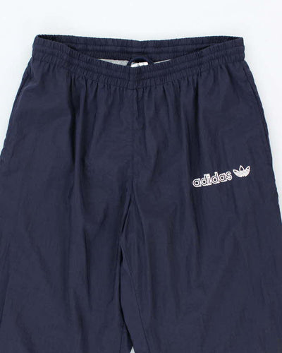 Vintage 90's Adidas Embroidered Spell Out Logo Tracksuit Bottoms - M
