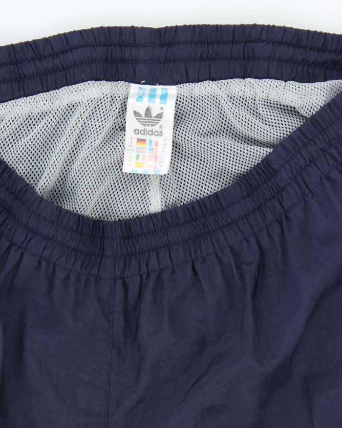 Vintage 90's Adidas Embroidered Spell Out Logo Tracksuit Bottoms - M