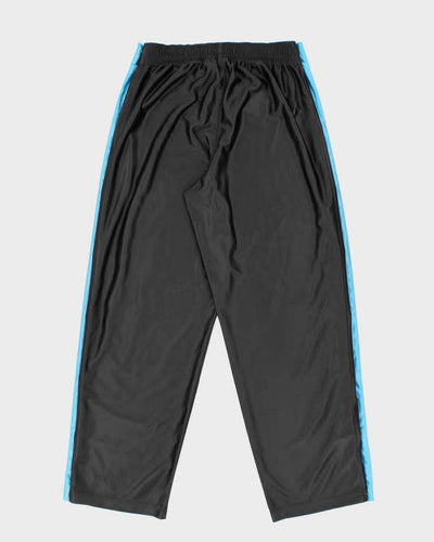 Vintage 90's Nike Side Popper Wide Leg Tracksuit Bottoms - M