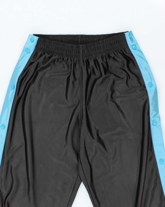Vintage 90's Nike Side Popper Wide Leg Tracksuit Bottoms - M