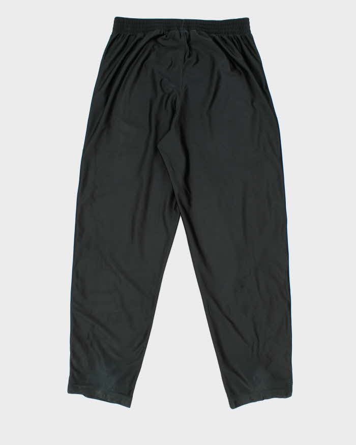 Vintage 90's Nike Side Popper Wide Leg Blackout Tracksuit Bottoms - XL