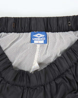 Vintage 90's Umbro Embroidered Logo Side Popper Tracksuit Bottoms - L