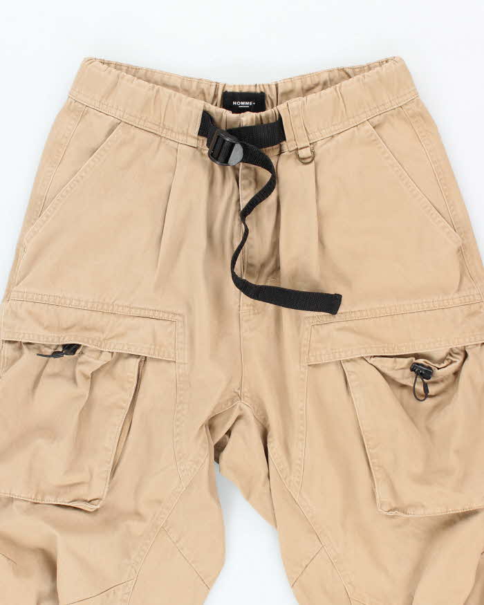 Homme+ Vancouver Baggy Tapered Cargo Trousers - W30 L25