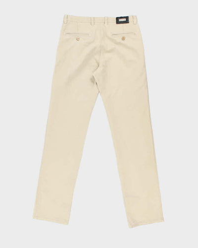 Vintage Versace Straight Leg Beige Chinos - W32 L33