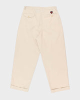 Vintage Ralph Lauren Wide Leg Beige Chinos - W32 L27