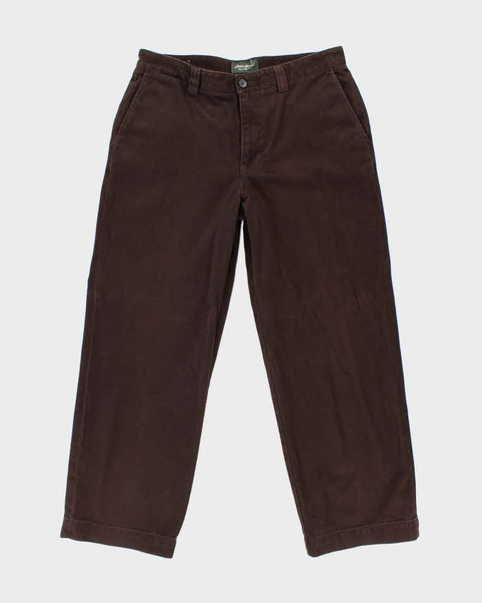 Vintage 2000's Eddie Bauer Heavyweight Relaxed Fit Trousers - W34 L28
