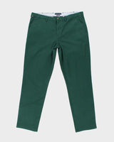 Vintage 2000's Tommy Hilfiger Relaxed Fit Green Trousers - W38 L34