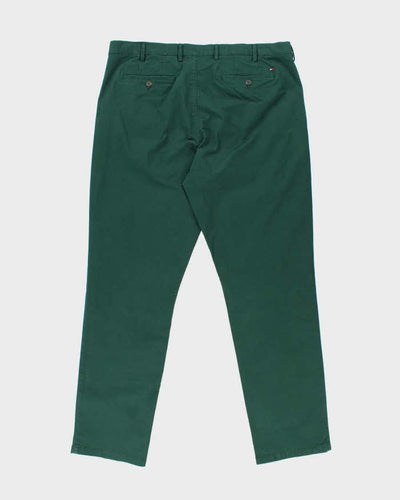 Vintage 2000's Tommy Hilfiger Relaxed Fit Green Trousers - W38 L34