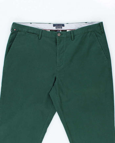 Vintage 2000's Tommy Hilfiger Relaxed Fit Green Trousers - W38 L34
