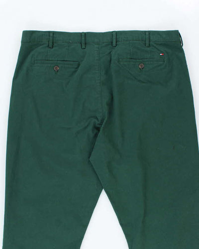 Vintage 2000's Tommy Hilfiger Relaxed Fit Green Trousers - W38 L34