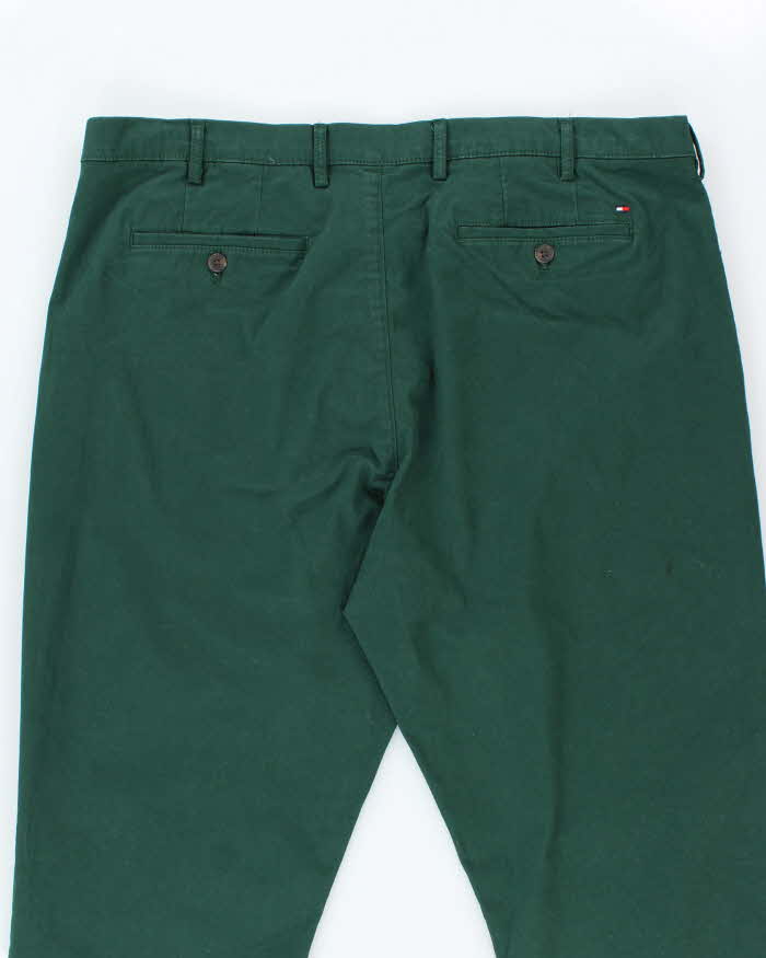 Vintage 2000's Tommy Hilfiger Relaxed Fit Green Trousers - W38 L34