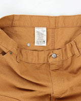 Vintage Carhartt Heavyweight Brown Double Knee Carpenter Trousers - W38 L34