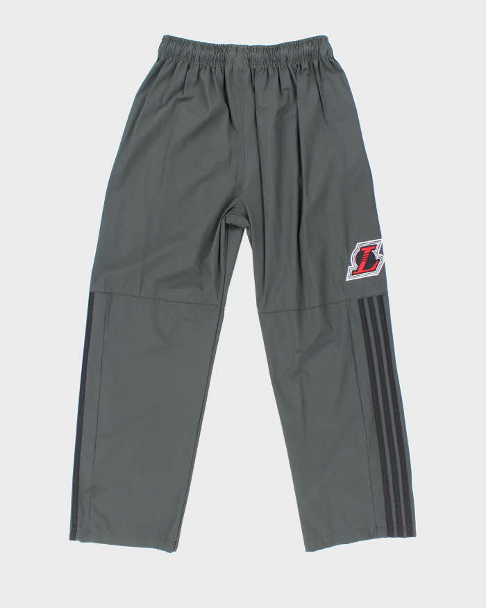 Vintage Y2K Adidas Three Stripe NBA Embroidered Tracksuit Bottoms - L
