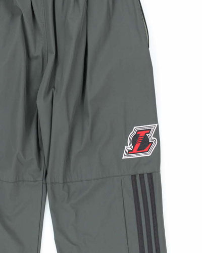 Vintage Y2K Adidas Three Stripe NBA Embroidered Tracksuit Bottoms - L