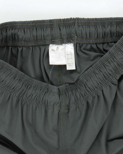 Vintage Y2K Adidas Three Stripe NBA Embroidered Tracksuit Bottoms - L