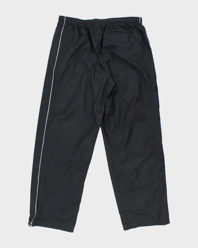 Vintage Y2K Nike Open Cuffs Small Swoosh Tracksuit Bottoms - L
