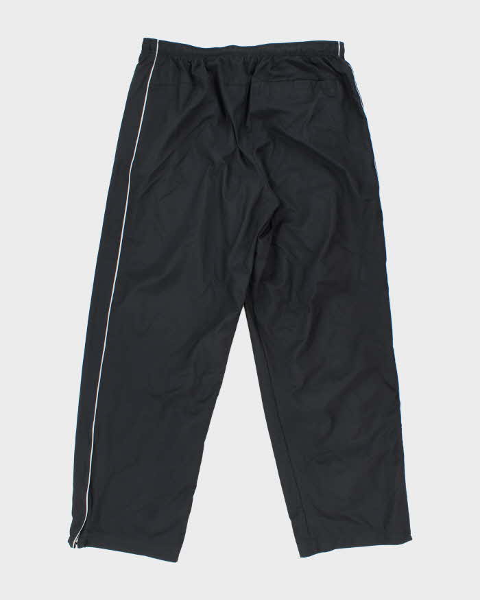 Vintage Y2K Nike Open Cuffs Small Swoosh Tracksuit Bottoms - L