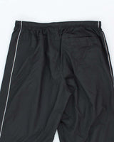 Vintage Y2K Nike Open Cuffs Small Swoosh Tracksuit Bottoms - L