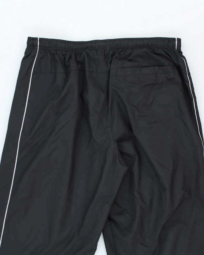 Vintage Y2K Nike Open Cuffs Small Swoosh Tracksuit Bottoms - L