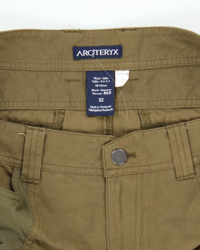 Vintage 00s Arct'teryx Green Utility Trousers - W33 L29