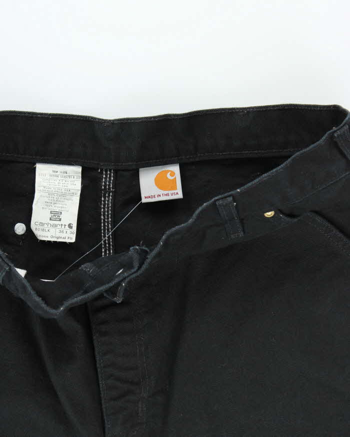 Carhartt B01 Loose Straight Leg Double Carpenter Workwear Trousers - W36 L30