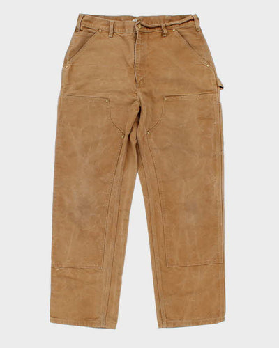Vintage 00s Carhartt B01 Double Duck Loose Straight Workwear Trousers - W34 L31