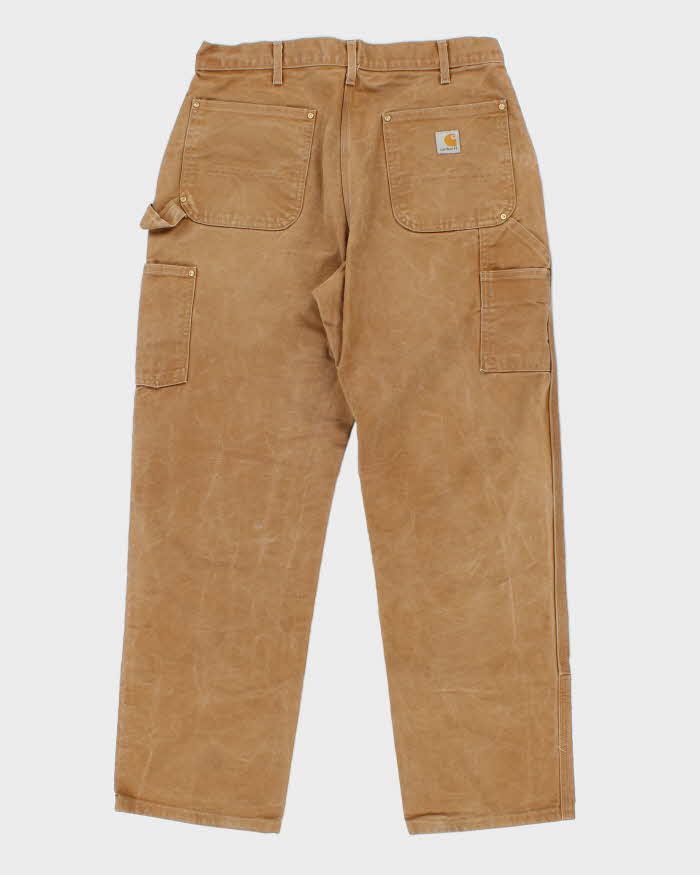 Vintage 00s Carhartt B01 Double Duck Loose Straight Workwear Trousers - W34 L31