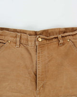 Vintage 00s Carhartt B01 Double Duck Loose Straight Workwear Trousers - W34 L31