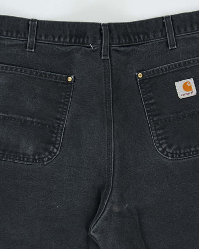 Vintage 00s Carhartt B01 Double Duck Loose Straight  Distressed Workwear Trousers - W36 L32