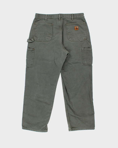 Vintage Carhartt Duck Double Front Loose Fit Workwear Trousers - W36 L30