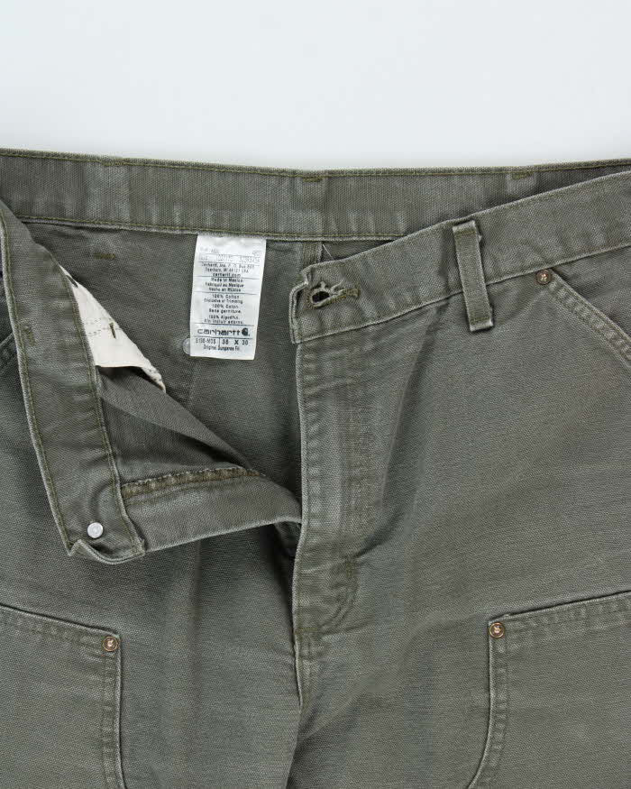 Vintage Carhartt Duck Double Front Loose Fit Workwear Trousers - W36 L30