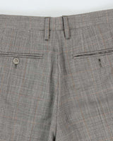 Vintage Dolce &amp; Gabbana Check Wool Straight Leg Suit Trousers - W35 L34