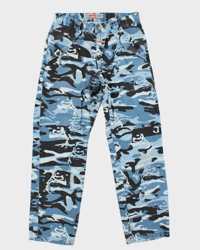 Vintage Y2K 00s XLARGE Camouflage Straight Leg Combat Trousers - W30 L28