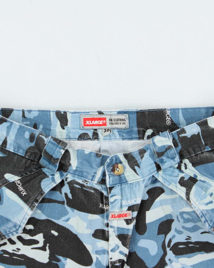 Vintage Y2K 00s XLARGE Camouflage Straight Leg Combat Trousers - W30 L28