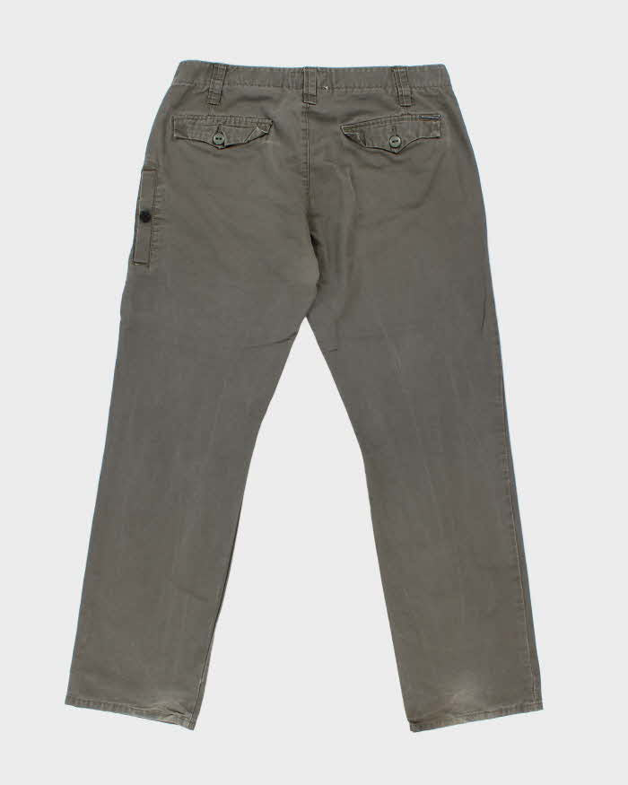 Vintage Y2K 00s Mark Ecko UNTLD Green Straight Leg Chino Trousers - W36 L33