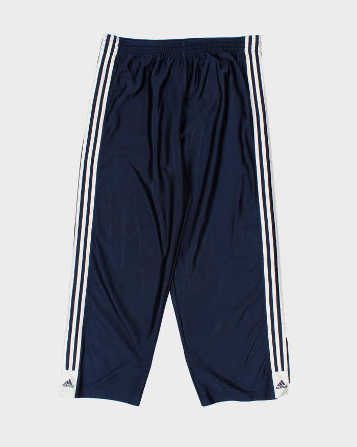 Vintage 00s Adidas Popper Tracksuit Bottoms - M