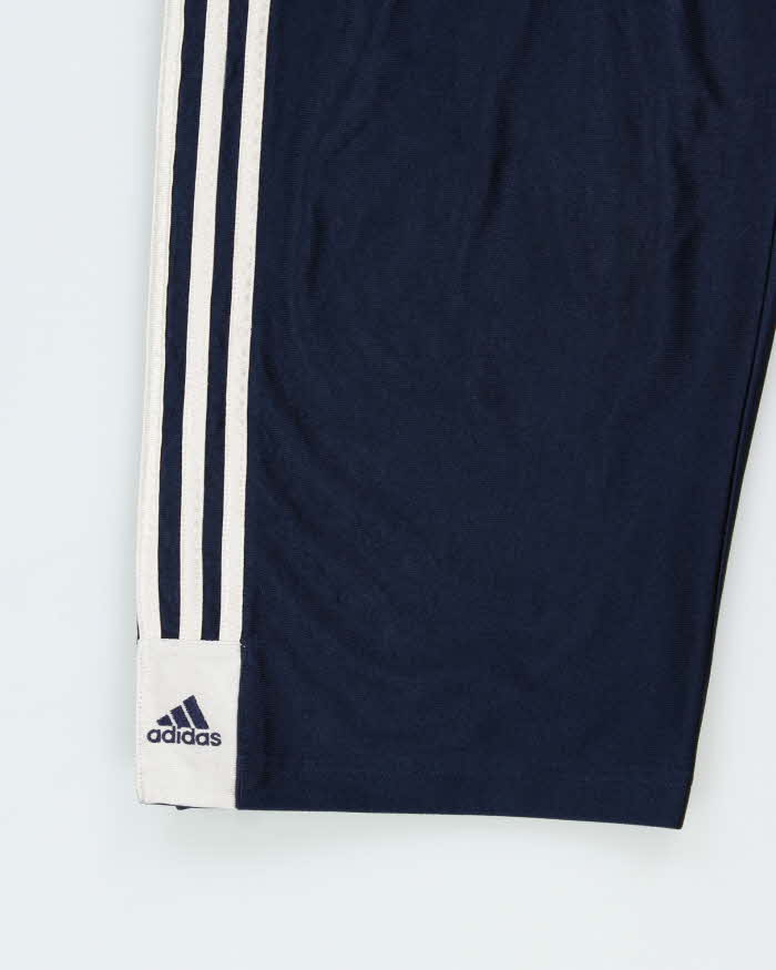 Vintage 00s Adidas Popper Tracksuit Bottoms - M